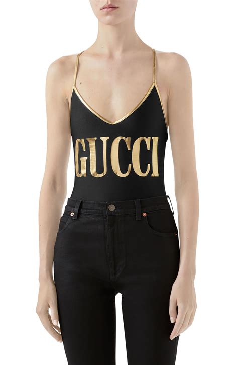 gucci the only one|Gucci one piece swimsuit black.